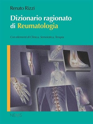 cover image of Dizionario ragionato di reumatologia